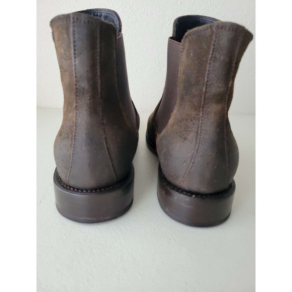 Thursday Boot Co Cavalier Dark Brown Suede Chelsea Boots Men’s 7.5 Goodyear Welt - Picture 5 of 16